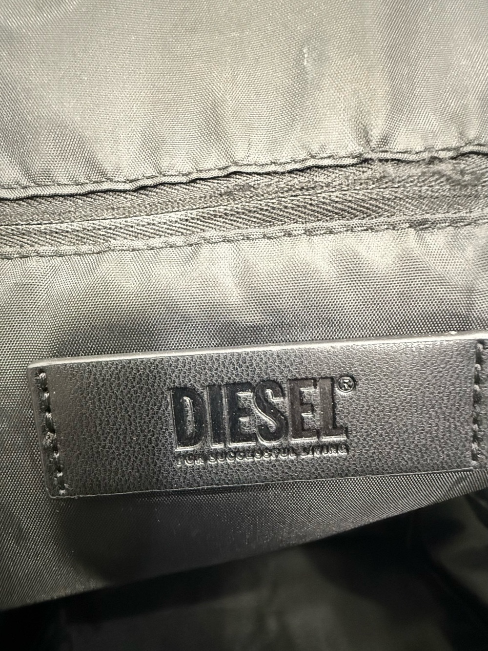 Diesel Red Men’s Backpack with Embossed Logo - Picture 7 of 8